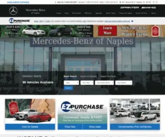 Mercedesbenznaples.com(Mercedes-benz of naples) Screenshot