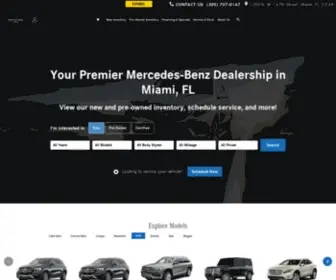 Mercedesbenzofmiami.com Screenshot