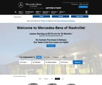 Mercedesbenzofnashville.com(Best Deals in Nashville) Screenshot