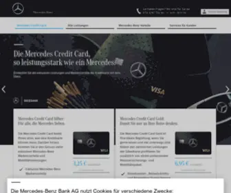 Mercedescard.de(Mercedes Credit Card) Screenshot