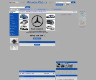 Mercedesclub.cz(Mercedes Benz klub) Screenshot