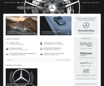 Mercedesforum.nl(Alles over Mercedes) Screenshot