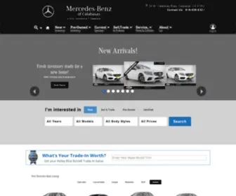 Mercedesofcalabasas.com(Mercedes-Benz of Calabasas) Screenshot