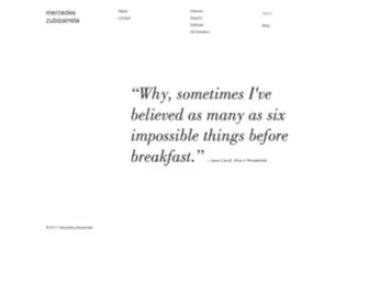 Mercedeszubizarreta.com(Interiorismo) Screenshot