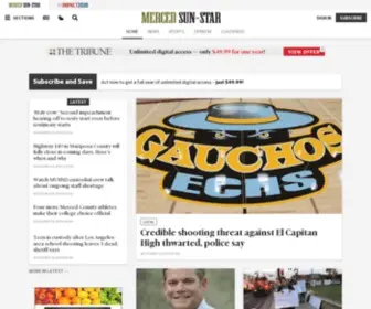 Mercedsunstar.com(News, sports and weather for Merced, CA) Screenshot