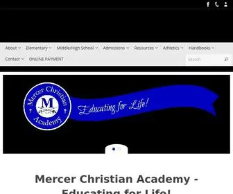 Mercerchristian.com(Educating for Life) Screenshot