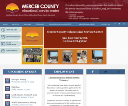 Mercercountyesc.org(Mercer County ESC) Screenshot