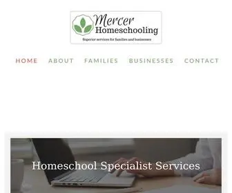 Mercerhomeschooling.com(Homeschooling Specialist Services) Screenshot