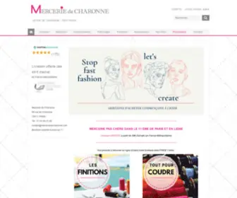 Merceriedecharonne.com(Mercerie) Screenshot