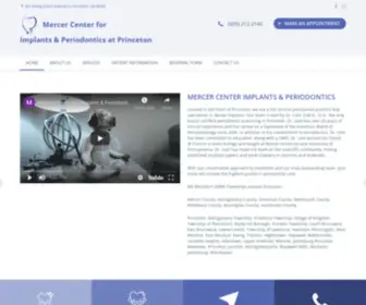 Mercerimplantperio.com(Mercer Center for Implants & Periodontics at Princeton) Screenshot