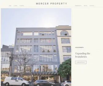 Mercerproperty.com.au(Mercer Property) Screenshot