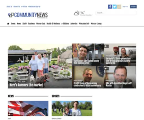 Mercerspace.com(Community news) Screenshot