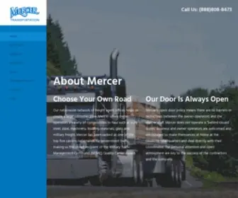 Mercertown.com(Mercer Transportation Co) Screenshot