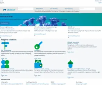 Mercer.us(Consulting Services) Screenshot