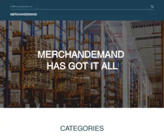 Merchandemand.com(Home) Screenshot