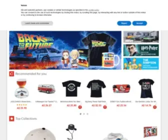 Merchandisingplaza.com.au(Buy Gift Ideas and Clothing Online) Screenshot