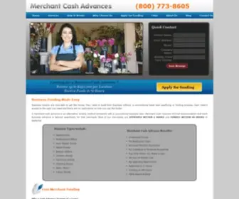 Merchant-Cash.net(Merchant Cash Advance) Screenshot