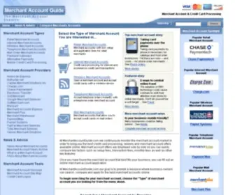 Merchantaccountguide.com(Merchant account) Screenshot