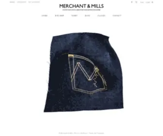 Merchantandmills.com(Merchant & Mills) Screenshot