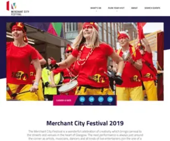 Merchantcityfestival.com(Merchant City Festival) Screenshot