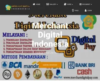 Merchantdigitalpay.com(Merchant Digital Indonesia) Screenshot