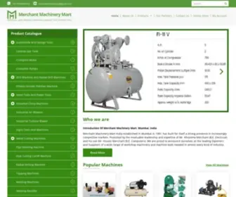Merchantmachinery.com(Machinery, Lathe, Welding, Compressor, Machine Tools, Mumbai, India) Screenshot