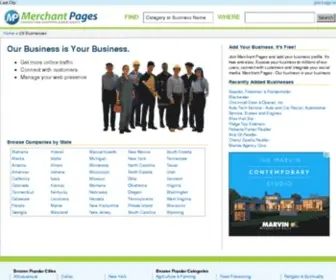 Merchantpages.com(Registrant WHOIS contact information verification) Screenshot