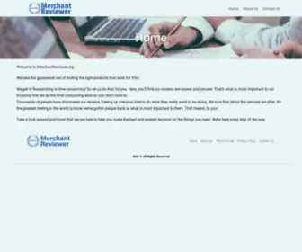 Merchantreviewer.org(Home Home) Screenshot