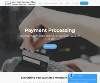 Merchantservicesshop.net(Merchant Services Shop) Screenshot