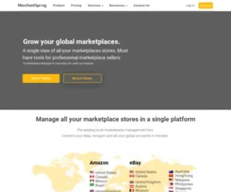 Merchantspring.io(Multi-Store Global Marketplaces Seller Analytics Platform) Screenshot