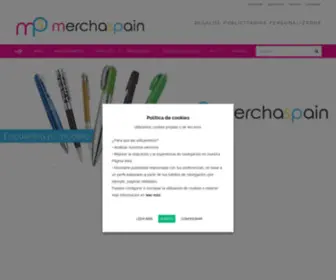 Merchaspain.com(Regalos personalizados publicitarios en Mallorca) Screenshot