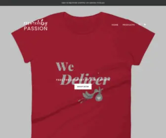 Merchbypassion.com(Apparel and accessories) Screenshot