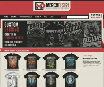 Merchdesign.com(Welcome) Screenshot