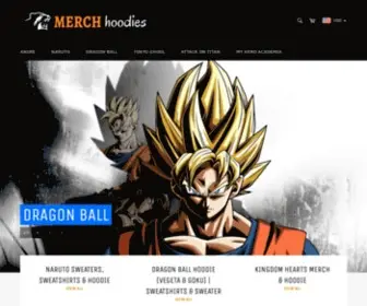 Merchhoodies.com(The Anime Shop) Screenshot