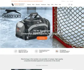 Merchology.ca(Custom Logo Corporate Apparel and Gifts) Screenshot