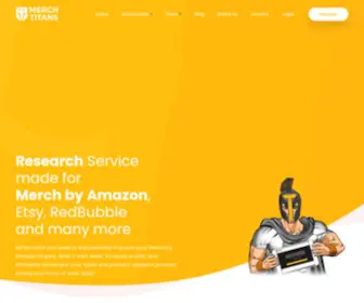 Merchtitans.com(Merch by Amazon Research Simplified) Screenshot