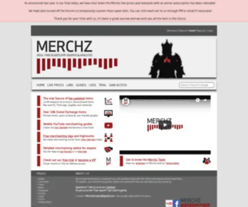 Merchz.com(Merchz Home) Screenshot