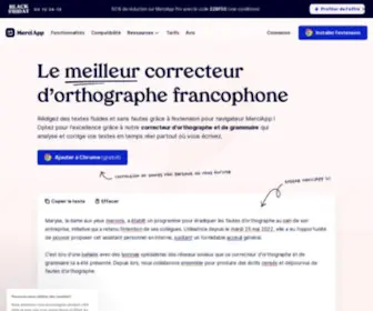 Merci-APP.com(Correcteur d'orthographe et de grammaire) Screenshot
