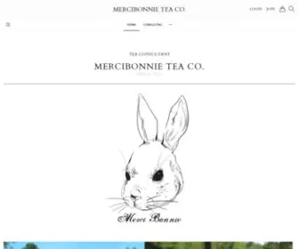 Mercibonnie.com(MERCIBONNIE TEA CO) Screenshot