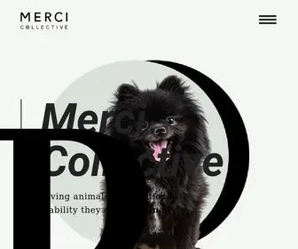 Mercicollective.com(Discover Luxury Pet Accessories at Merci Collective) Screenshot