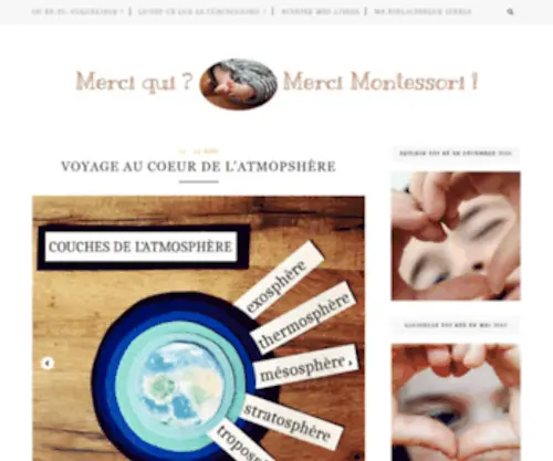 Mercimontessori.com(Merci Montessori) Screenshot