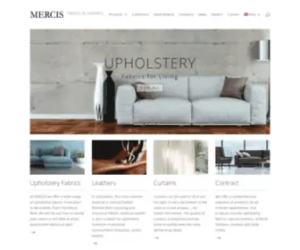 Mercis.it(MERCIS Fabrics & Leathers) Screenshot