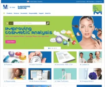 Merckmillipore.com(Merck) Screenshot