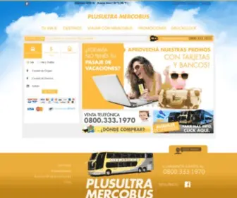 Mercobus.com.ar(Pasajes en micro) Screenshot