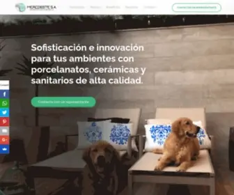 Mercoeste.com.py(Sofisticación e Innovación de tus Ambientes) Screenshot