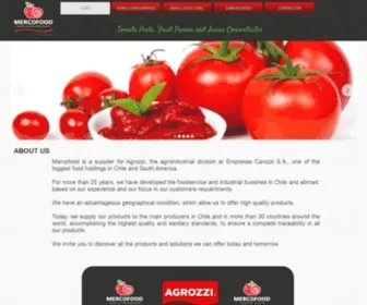 Mercofood.com(Fruit Puree Concentrate & Apple Juice) Screenshot