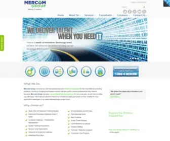 MercomGroup.com(Mercom Group) Screenshot