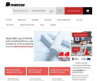 Mercor.com.pl(Zabezpieczenia PPOŻ) Screenshot