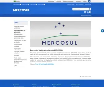 Mercosul.gov.br(Mercosul) Screenshot