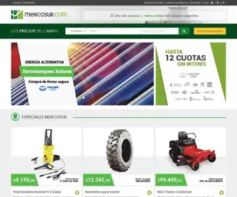 Mercosur.com(El sitio de Compra y Venta Online del campo Argentino) Screenshot